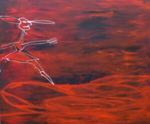 Girl On Mars | 120 X 100cm